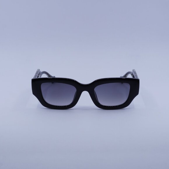 Gucci GG1558SK 001 Sunglasses Black Square Frame, Grey Lenses main image 9